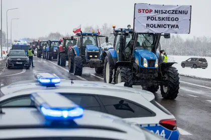 Польські фермери розблокували пункт «Шегині-Медика»