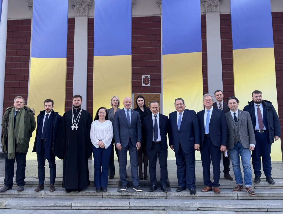 Representantes del gobierno italiano y la UNESCO visitaron Odessa para firmar el Compromiso de Reconstrucción