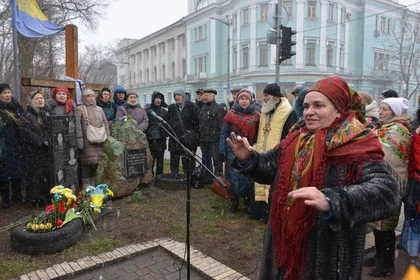Ukraine Commemorates the Heavenly Hundred – Photos