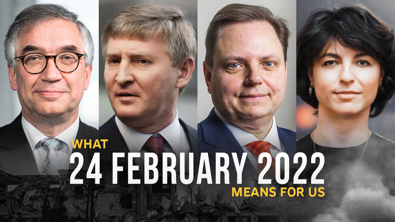 What 24 February 2022 Means for Us – Waschuk, Akhmetov, Hunder, Derevyanko
