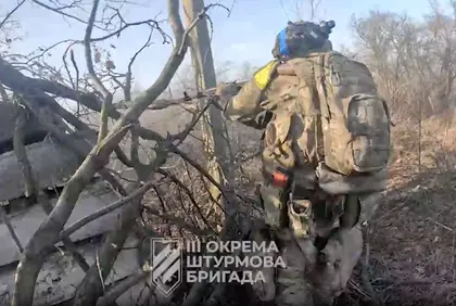 Третя штурмова бригада оприлюднила кадри зачистки Красногорівки від військ РФ