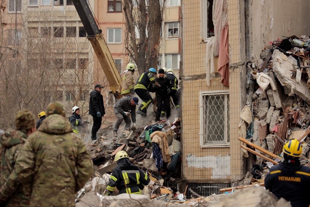 Зруйнований росіянами будинок. Фото: AFP.