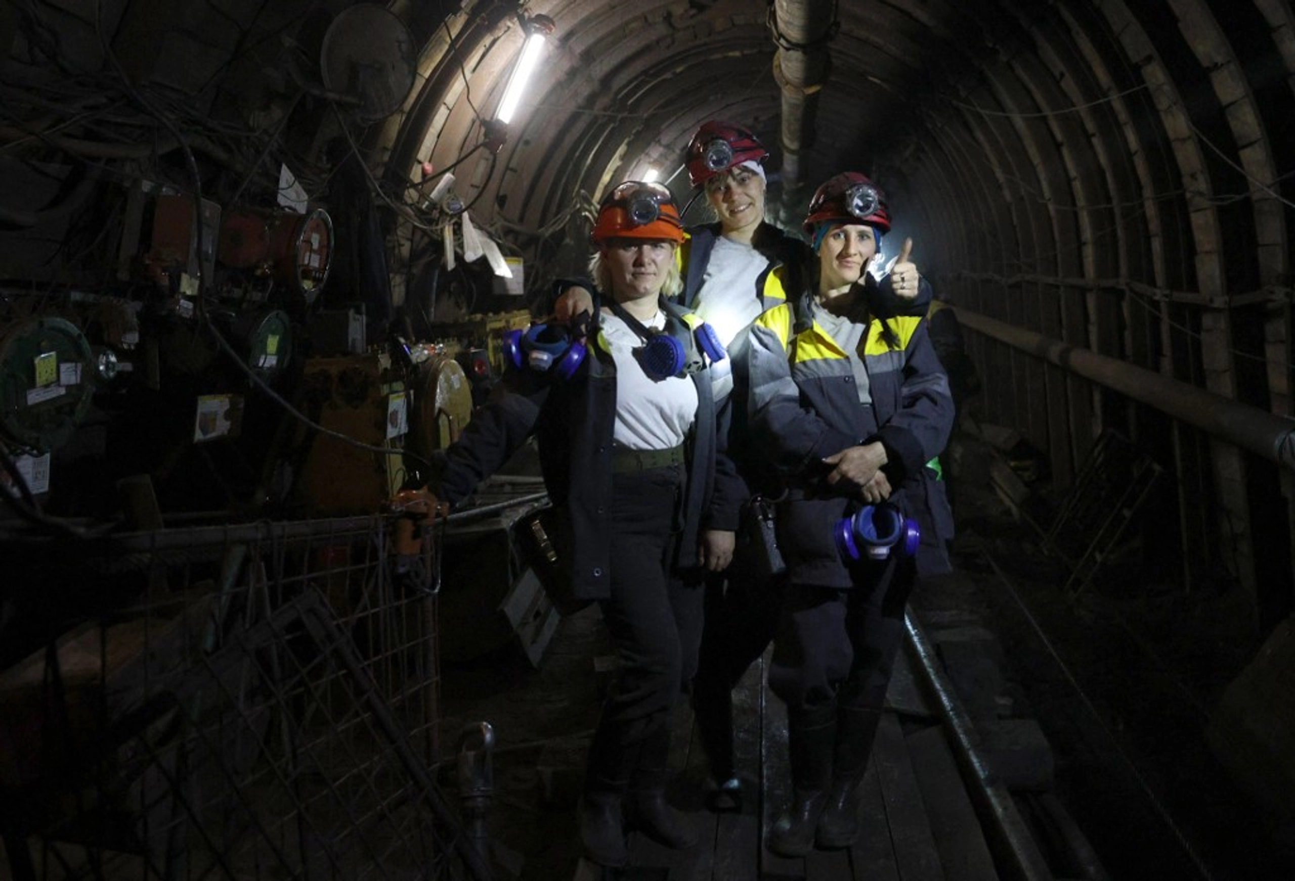 With Men on the Front, Women Descend Ukraine's Mines