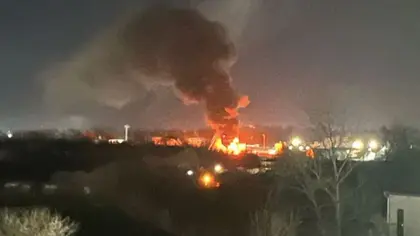 Two Fuel Depots Ablaze Following Drone Attacks Across 9 Russian Regions
