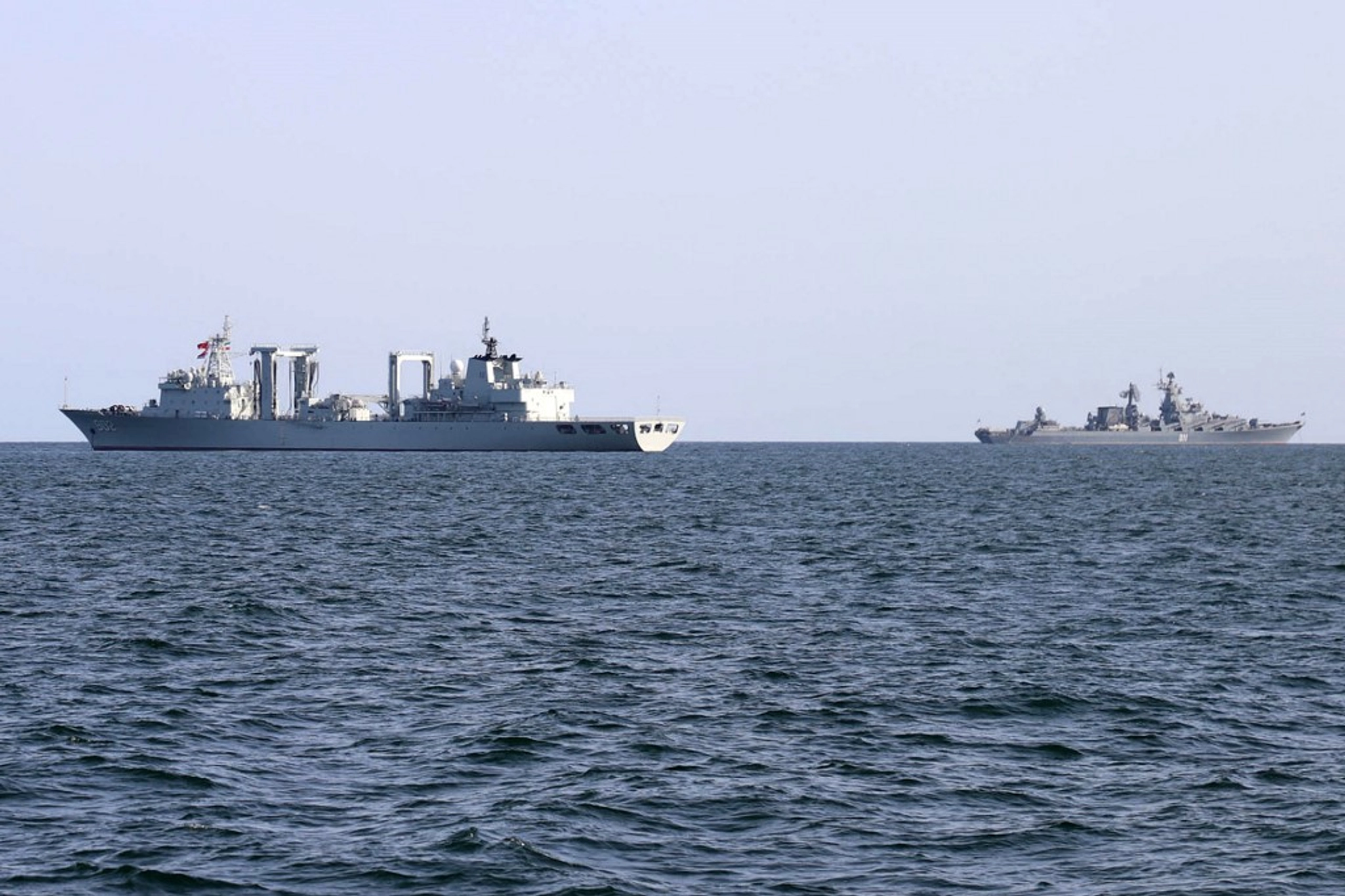 Chinese, Russian Warships Join Naval Exercise With Iran