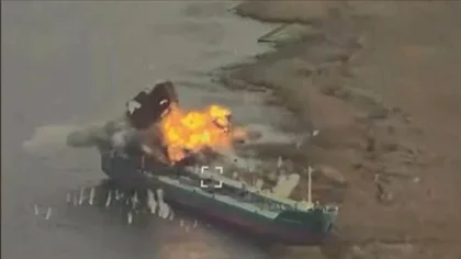 Video: Ukrainian Air Force Destroys Tanker Used by Russians for Surveillance, Drone Strikes