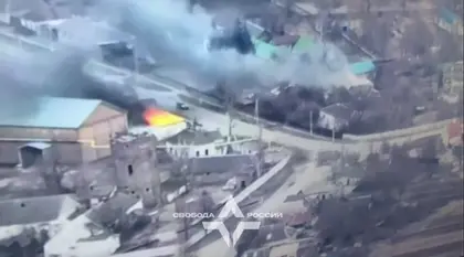Vivid Video Shows Pro-Kyiv Militias Destroying Two Russian Ammunition Warehouses