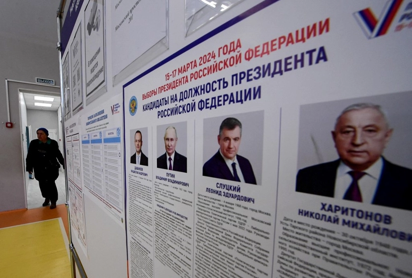 In Moscow, Voters Back Putin Hoping for Victory in War