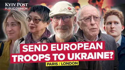 PUBLIC OPINION: Do you support deploying European troops to Ukraine?