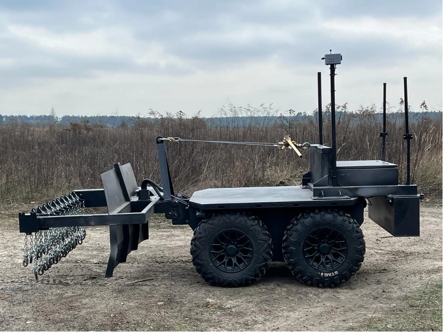 New Ukrainian Remote Control Demining Vehicle Revealed