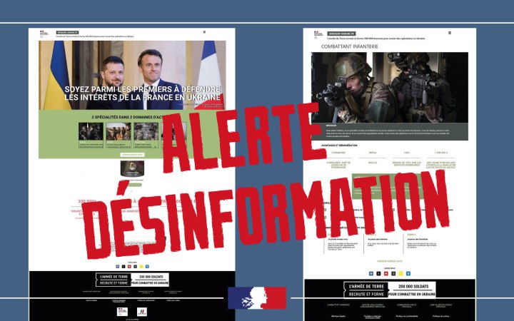 France Blocks Fake Ukraine War Recruitment Website