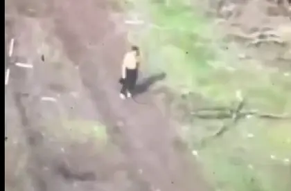 Відео: український дрон узяв у полон росіянина поблизу Кліщіївки