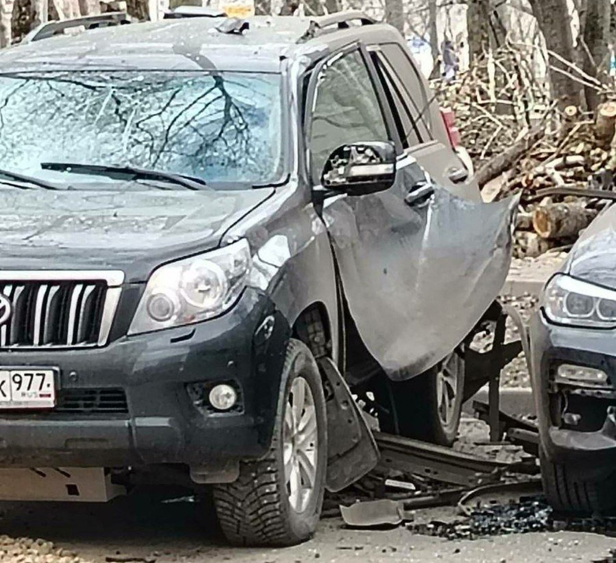 Een autobom verwondt een overloper van de Oekraïense veiligheidsdienst in Moskou