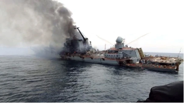 Monument to Crew of Sunken Russian Cruiser Moskva Secretly Unveiled in Sevastopol