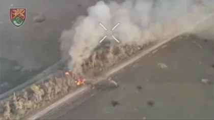 WATCH: Ukrainian Paratroopers Destroy Russian Tank and Infantry Fighting Vehicle