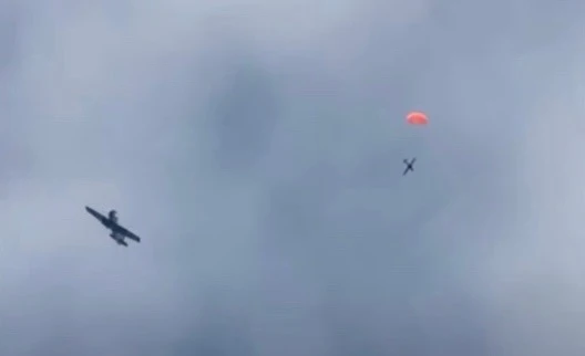 Cockpit View: Watch Ukrainian Propeller Aircraft Chase Down Russian Drone in Dogfight [VIDEO]