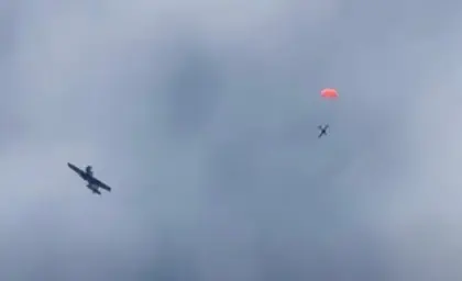Cockpit View: Watch Ukrainian Propeller Aircraft Chase Down Russian Drone in Dogfight [VIDEO]