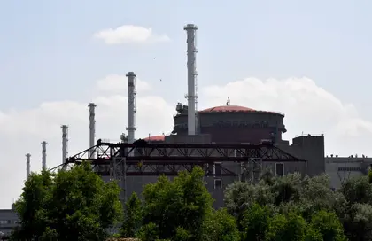 [VIDEO] Kremlin Troops Launch Drones Over Europe's Largest Nuclear Power Plant in Zaporizhzhia