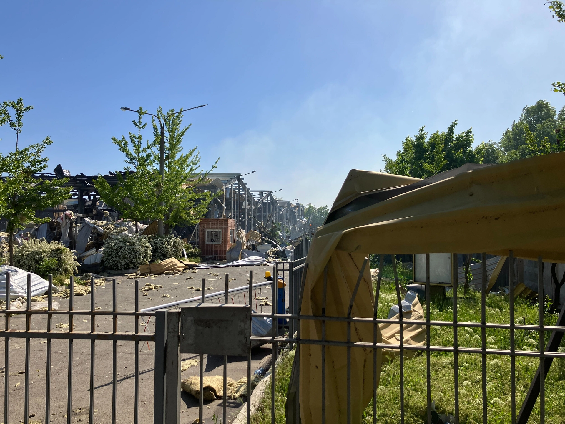 Exclusive Footage Russian Missile Strike Destroys Nova Poshta Terminal Exclusive Footage Russian Missile Strike Destroys Nova Poshta Terminal