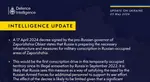 British Defence Intelligence Update Ukraine: May 5, 2024