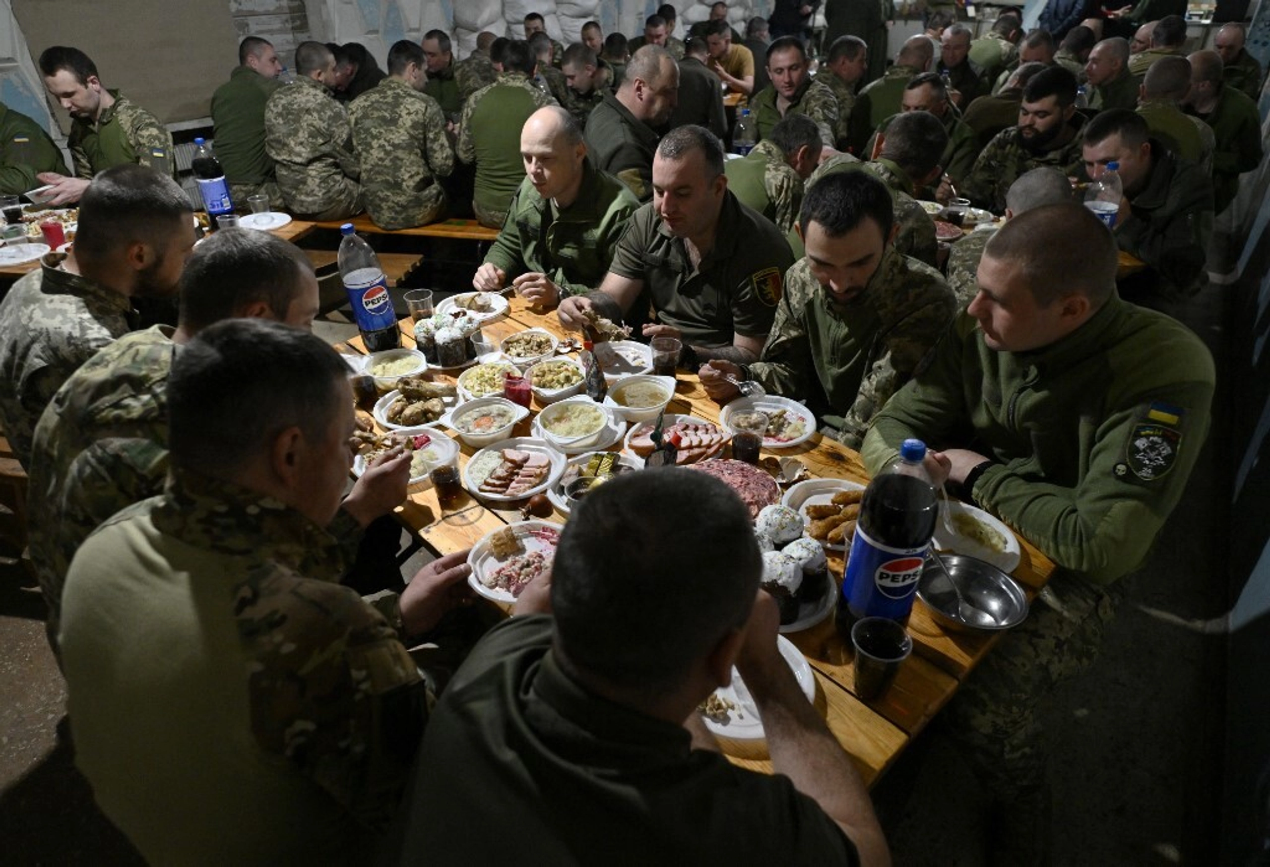 Ukraine's Soldiers Mark Easter on the Front Line