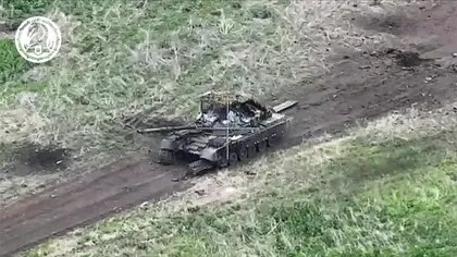 AFU Fighters Reportedly Destroy Million-Dollar Russian T-80 Tank With Bradley-Fired TOW Missile