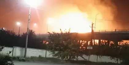 ATACMS Missile Blasts Oil Depot in Occupied Luhansk