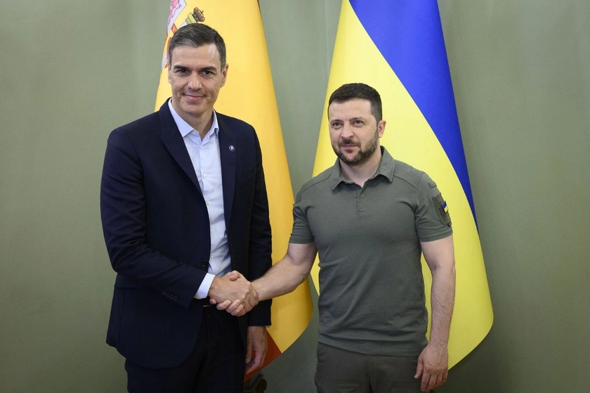 Zelensky to Meet Spanish PM Sanchez and King Felipe VI in Madrid