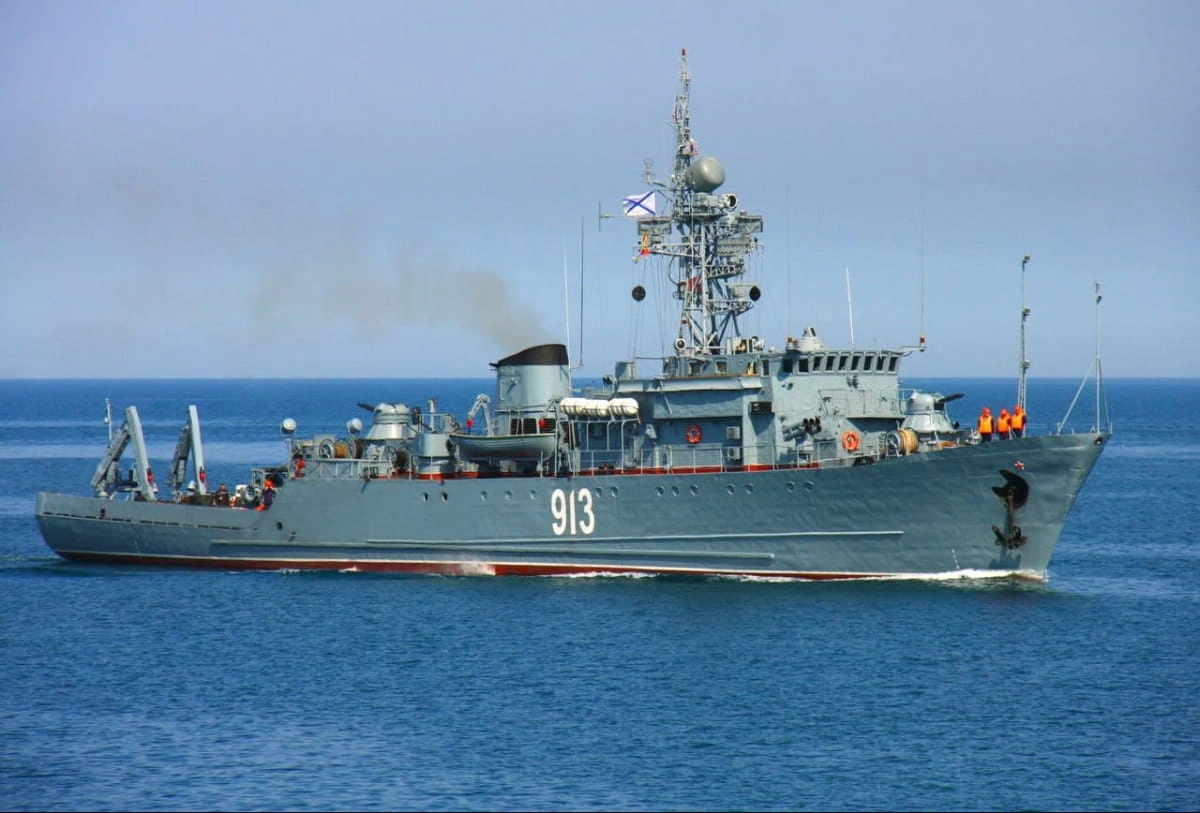 Сили оборони знищили російський тральщик «Ковровец»