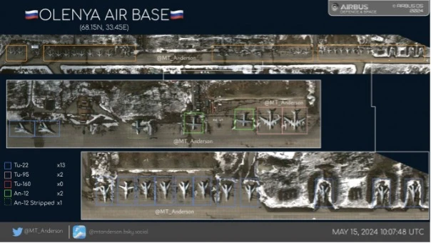 Russia is Concentrating One-Third of Its Strategic Bombers at an Airfield in Murmansk