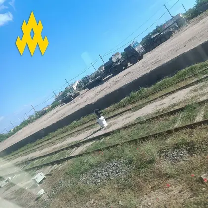 Partisans Uncover Russian T-72 Tanks and Infantry Fighting Vehicles in Occupied Crimea Freight Station