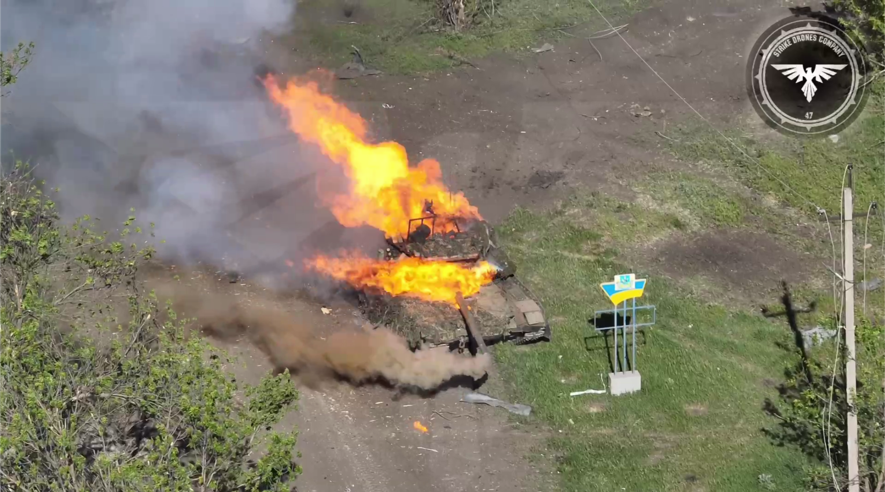 Ukrainian Kamikaze Drone Assault Destroys Russia’s Multi-Million Dollar T-90 Tank