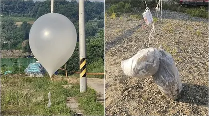 КНДР запустила понад 150 повітряних куль зі сміттям і гноєм у Південну Корею