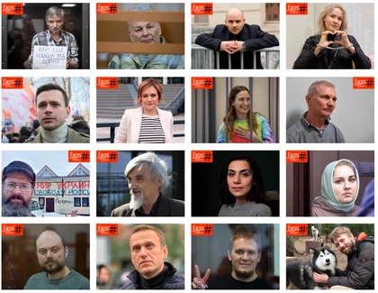 ‘Faces of Russian Resistance’ Exhibition Showcasing Political Prisoners Opens in Amsterdam