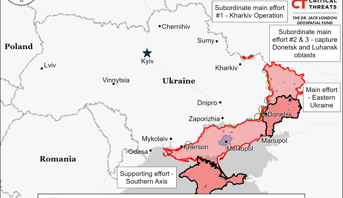 ISW Russian Offensive Campaign Assessment, Map and Update June 1, 2024