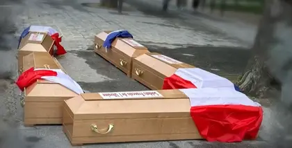 Russian Incited ‘Coffin’ Disinformation Campaign in France Continues Anew