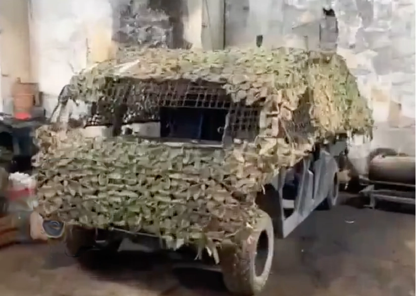 First It Was Turtle Tanks, Now Russian Buggies and Motorbikes Get Anti-Drone Cages
