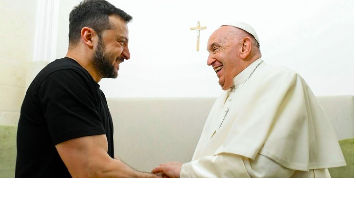 Zelensky Thanks Pope for Peace Efforts