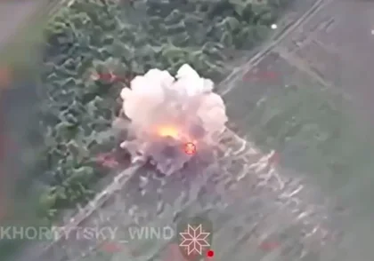 Video Reportedly Shows HIMARS Strike on Powerful Russian 2S4 Tyulpan Mortar