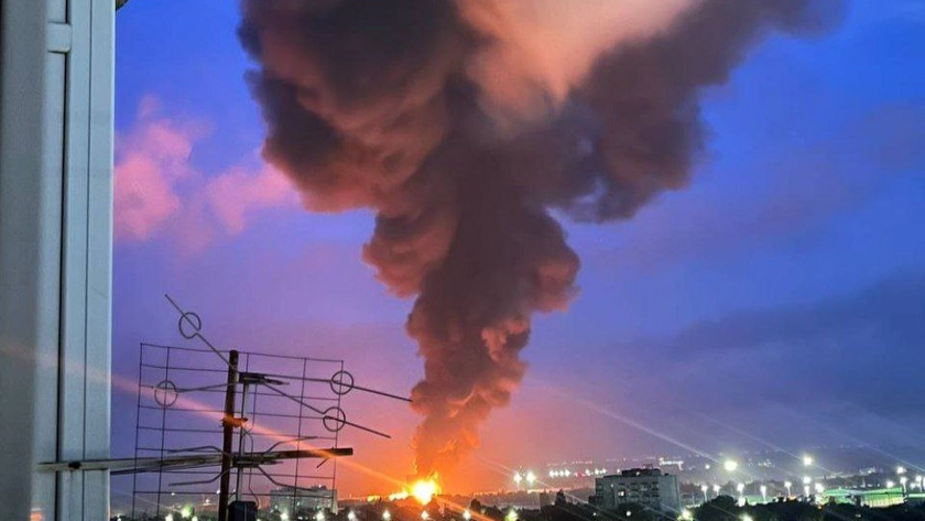 SBU Drone Operation Sparks Massive Blaze at Russian Oil Depot