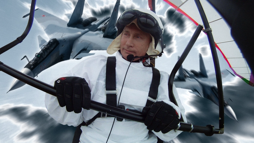 Путіна в небі Росії супроводжують винищувачі, бо він "боїться всього"