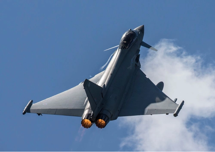 Typhoon Fighters Escort Royal Air Force Recce Mission Deep Into Black Sea Airspace