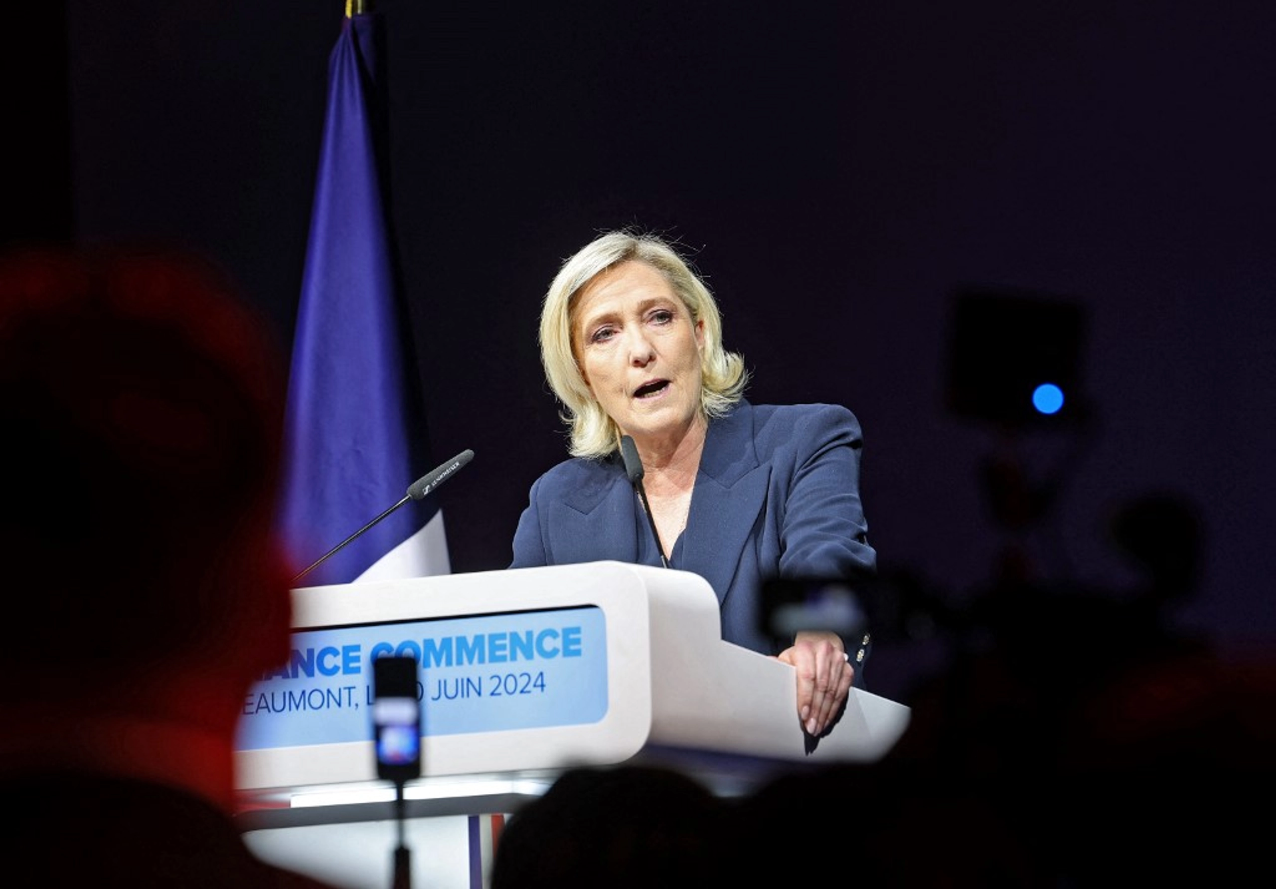 French Far-Right Says Absolute Majority Possible