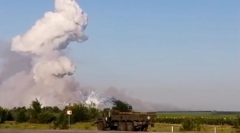 Дрони СБУ знищили великий склад боєприпасів у Воронезькій області, - джерело