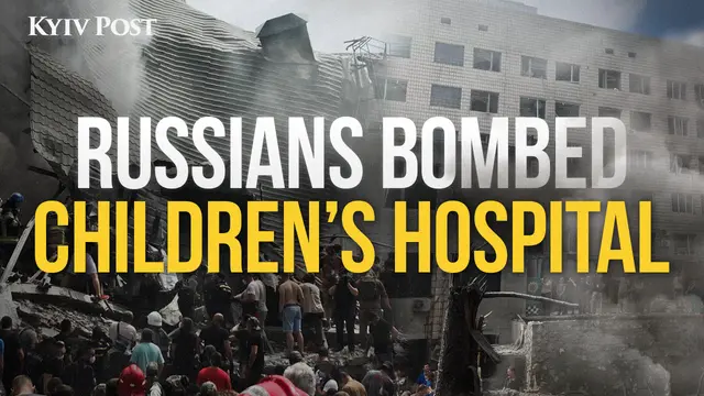 Russians Bomb Kid’s Hospital in Kyiv: Details From the Scene