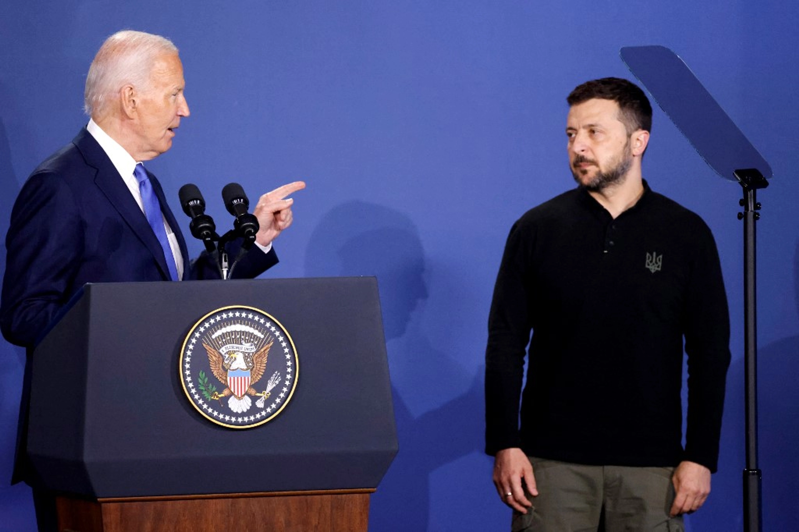 Biden Mistakenly Calls Zelensky ‘Putin’ and Refers to Kamala Harris as ‘Trump’ During NATO Summit