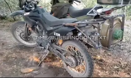 Russians Fit Motorcycles with Screening Smoke – Video Shows Has Opposite Effect