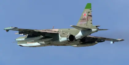 Зенітники ЗСУ збили черговий російський штурмовик Су-25