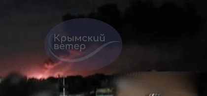 Уночі пролунали вибухи на аеродромі "Саки" в Криму – росЗМІ