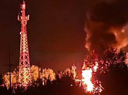 Drones Set Ablaze Power Plant in Russia’s Belgorod Region